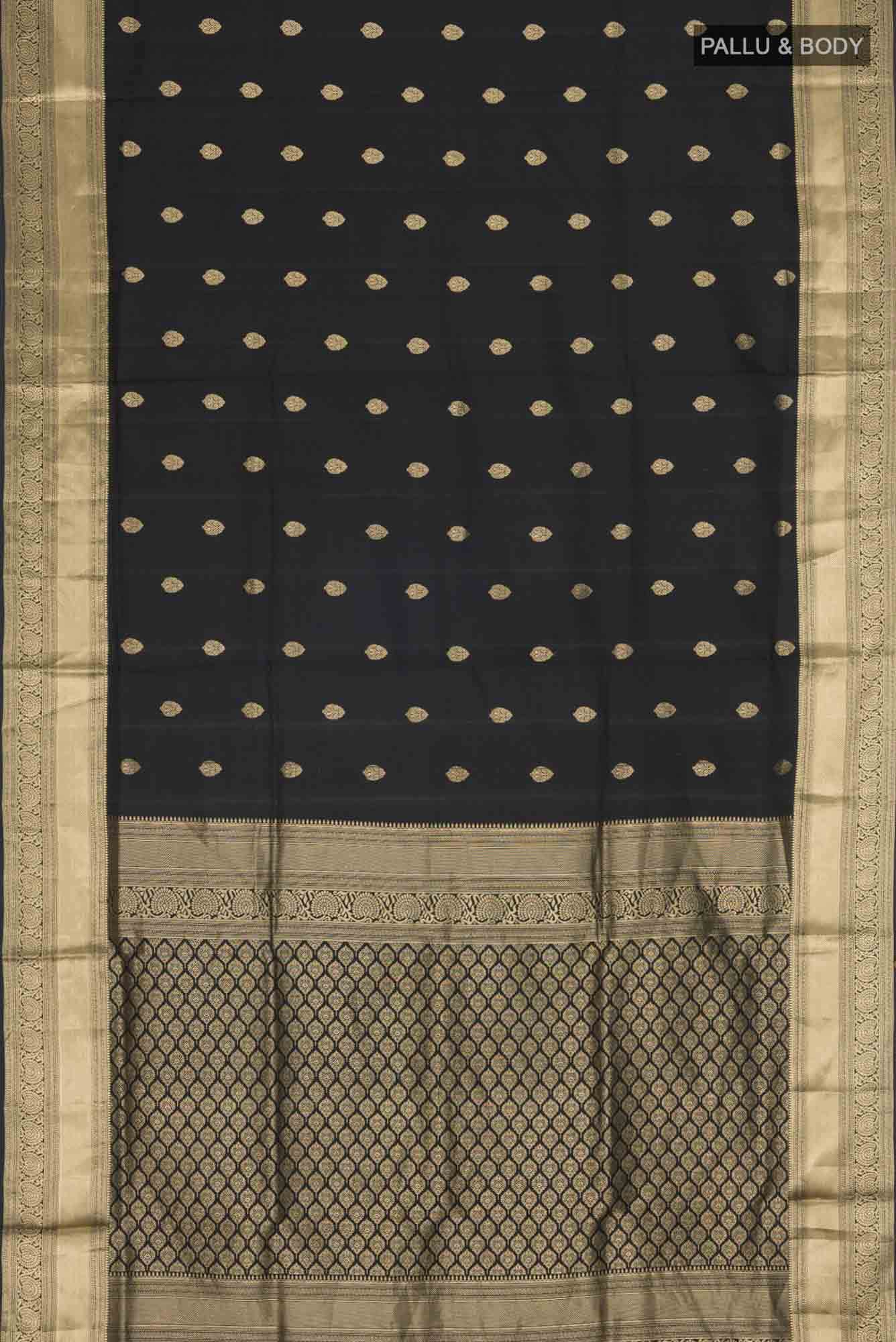 Black Soft Silk Saree