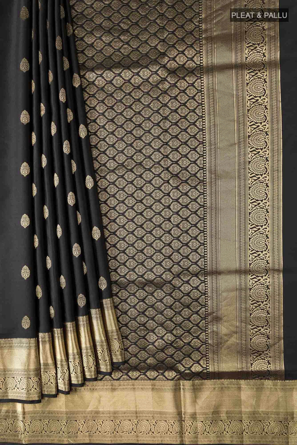 Black Soft Silk Saree
