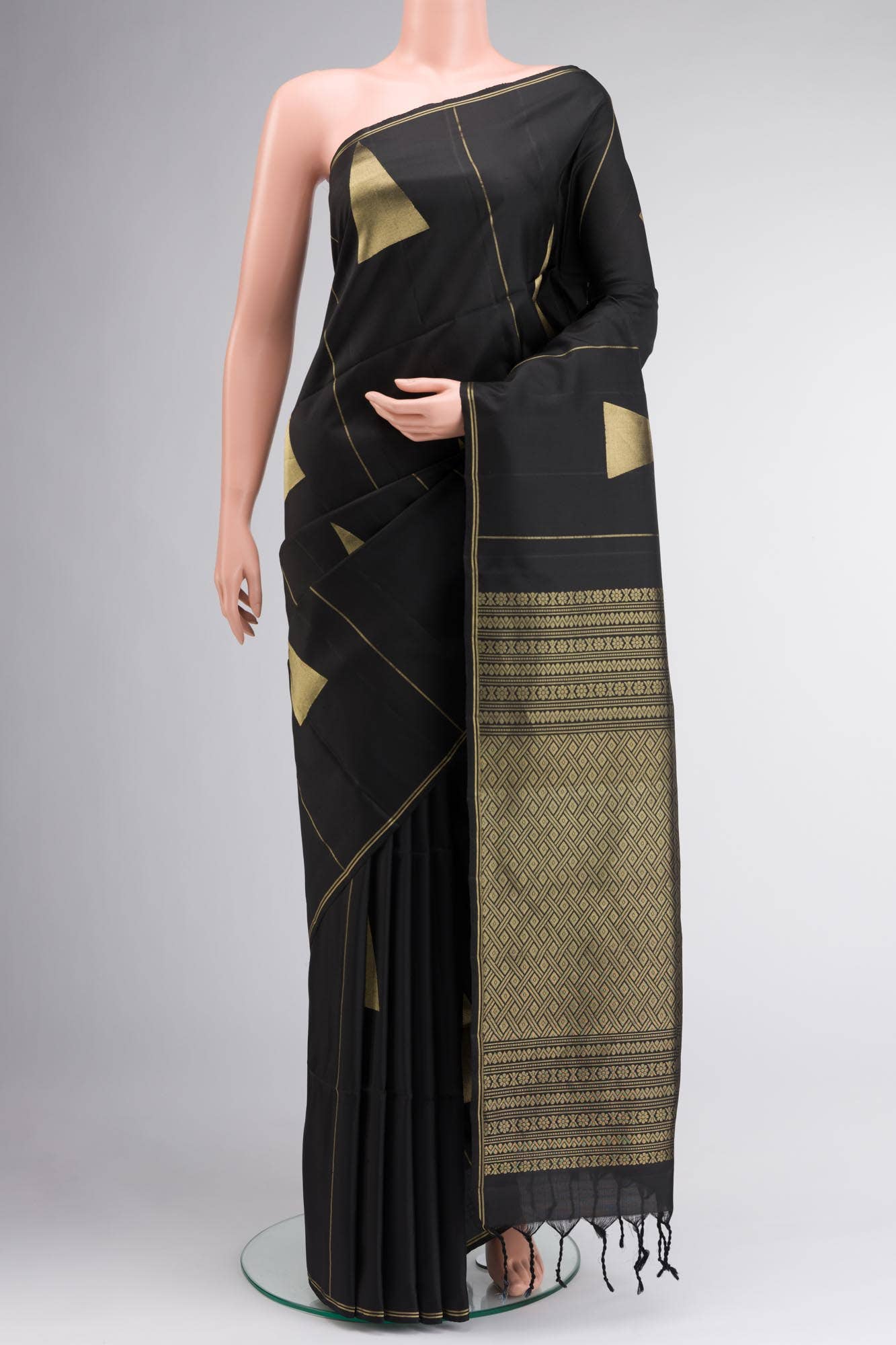 Black Soft Silk Saree