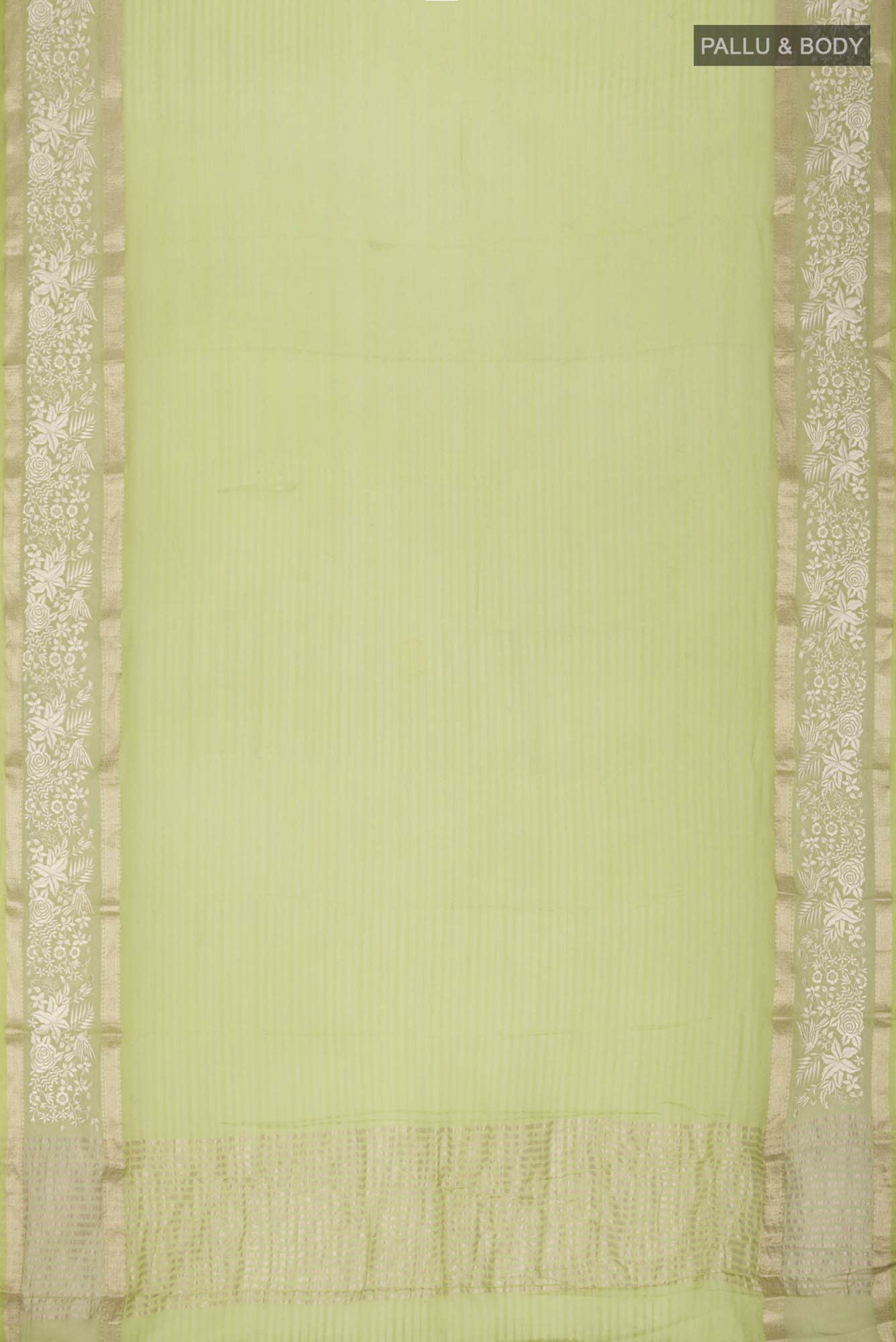 Green Chiffon Saree