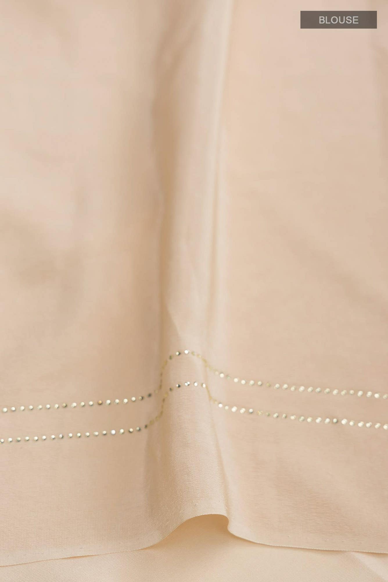 Beige Mysore Chiffon Saree