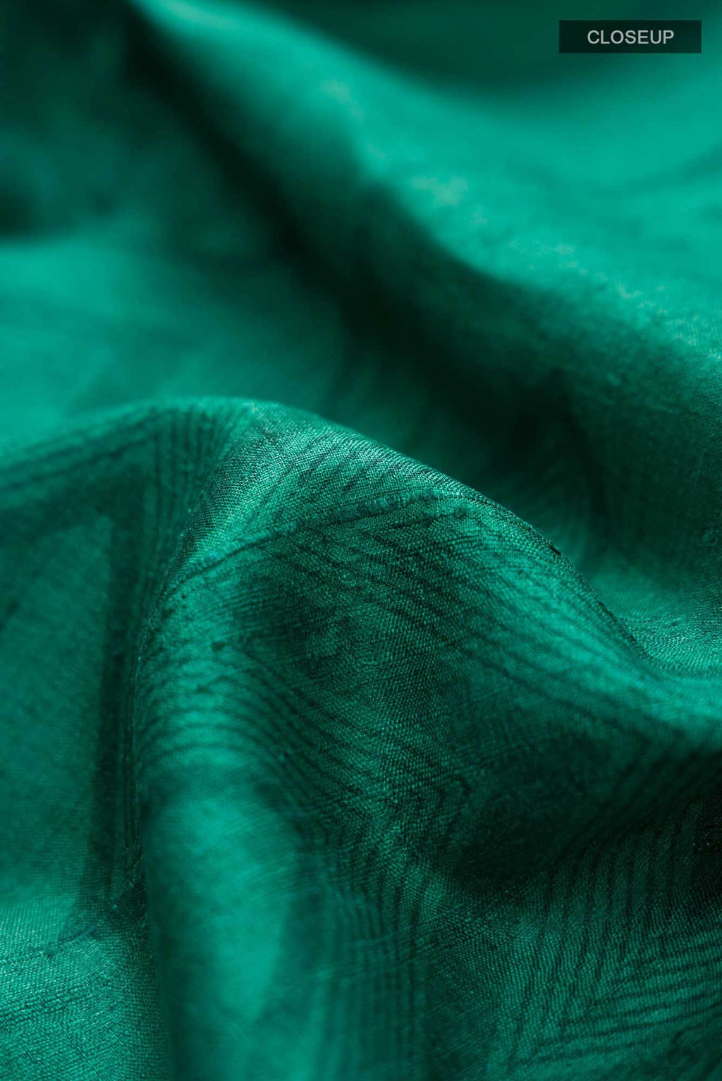 Green Tussar Silk Saree