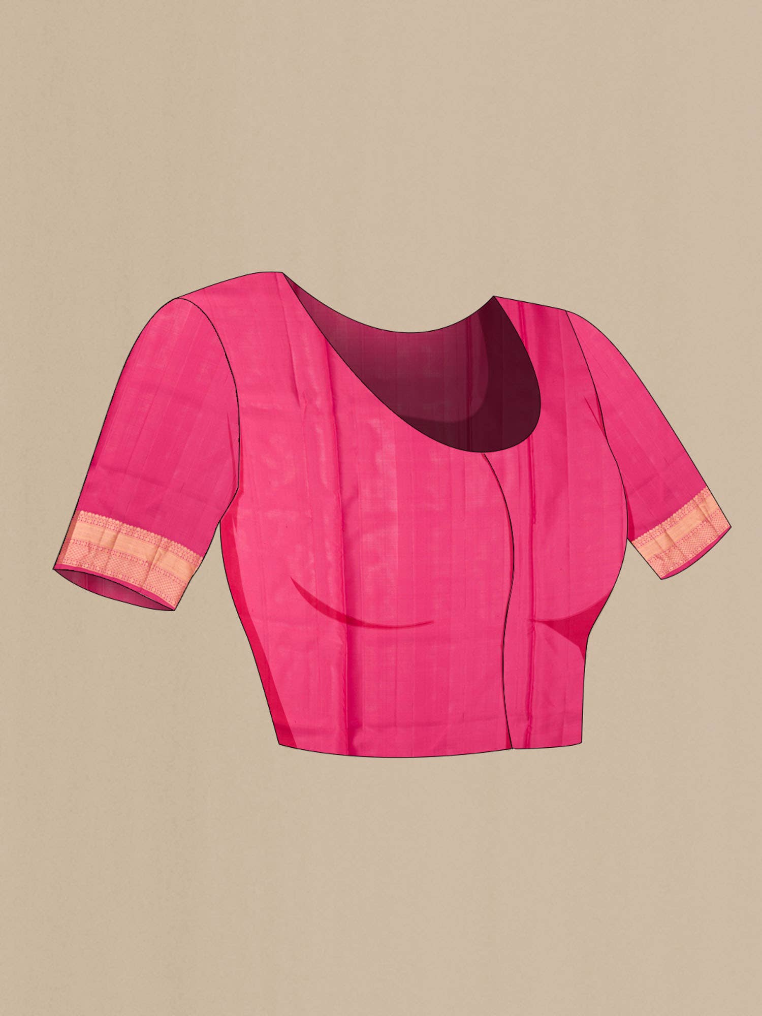 Pink Soft Silk Saree