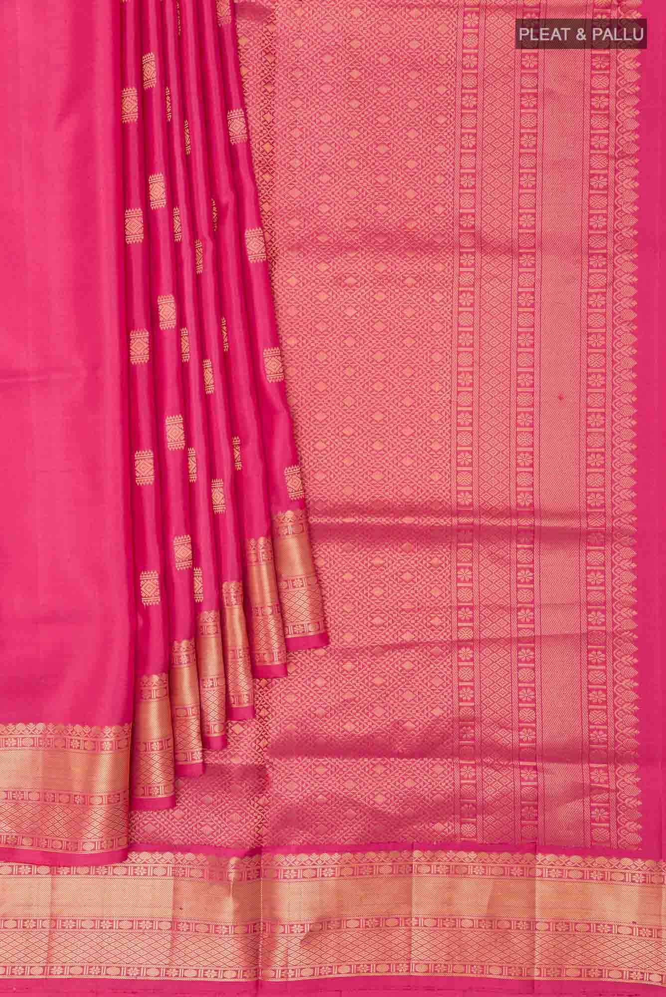 Pink Soft Silk Saree