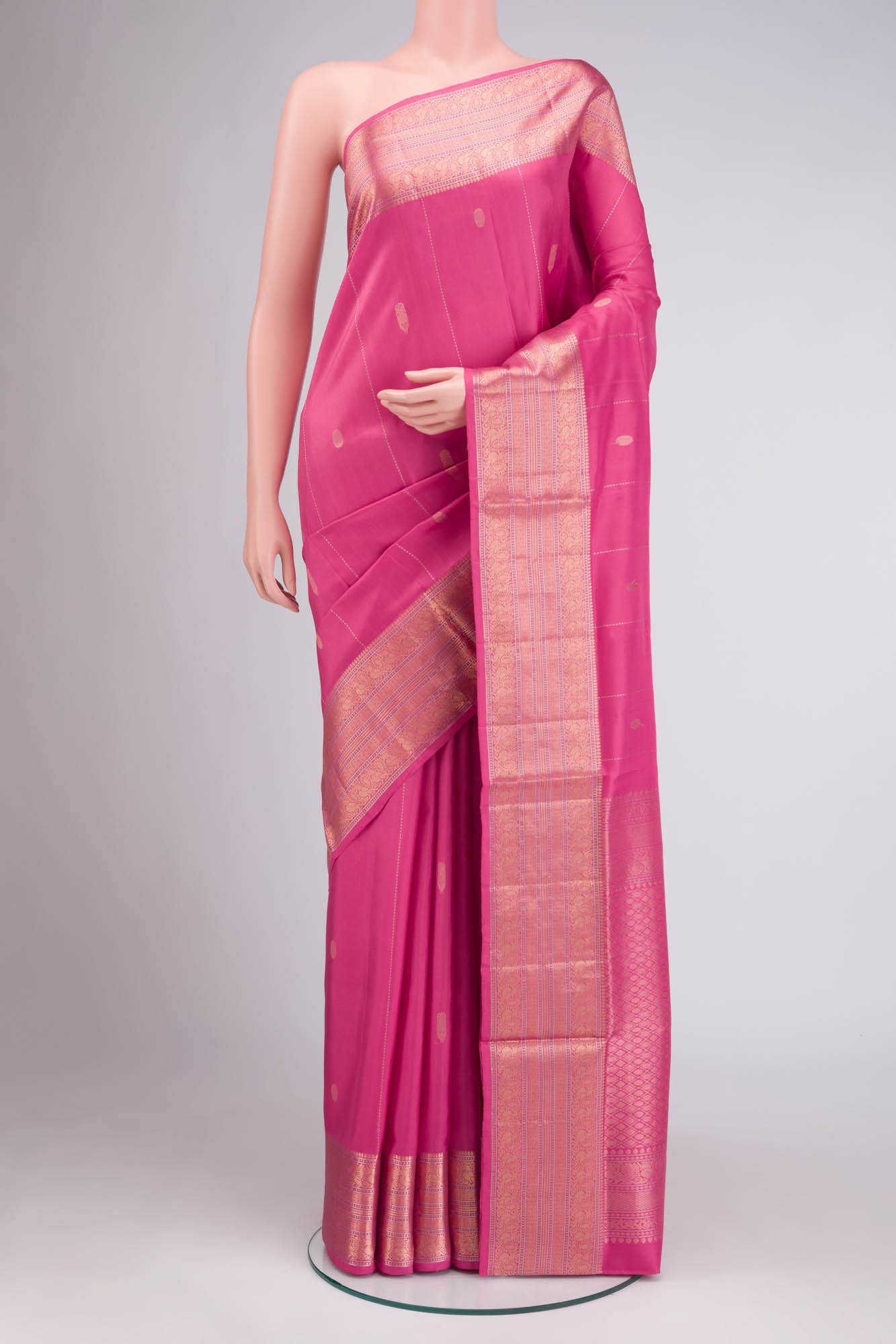 Pink Soft Silk Saree
