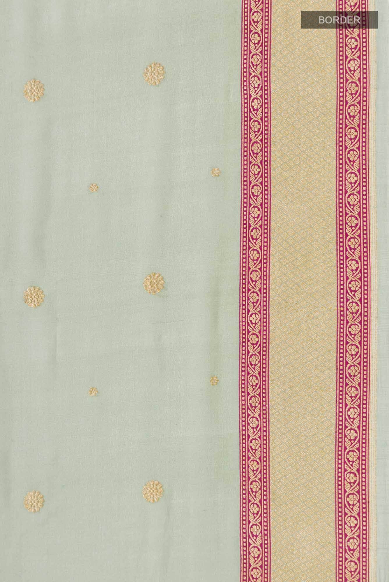 Green Banarasi Georgette Saree