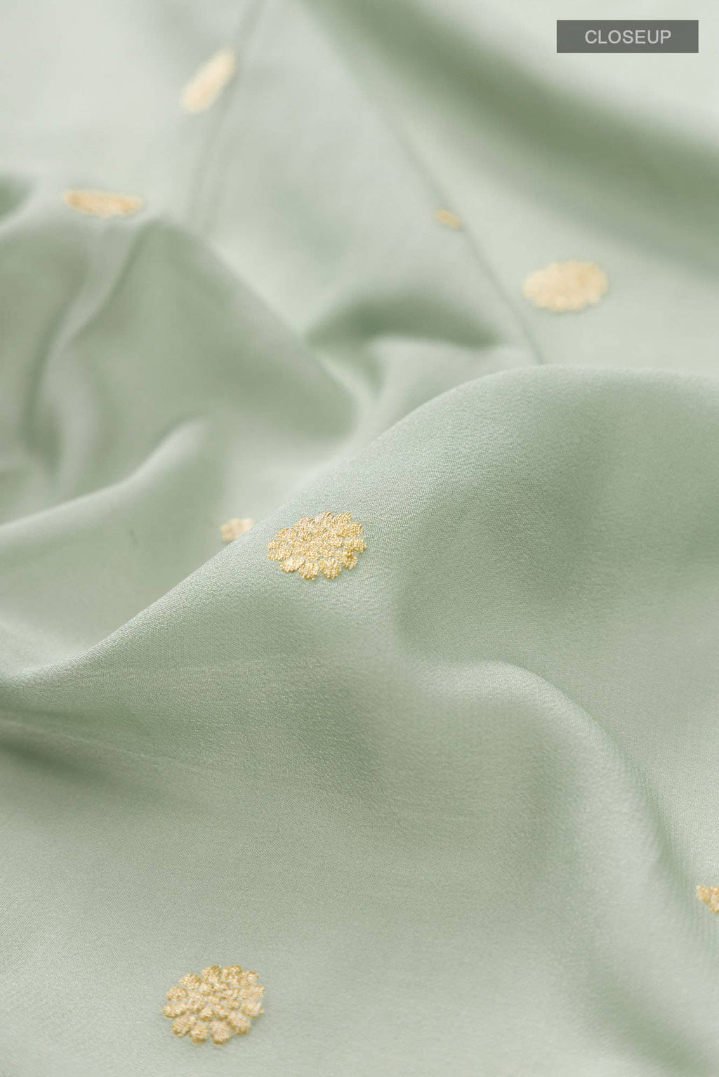 Green Banarasi Georgette Saree