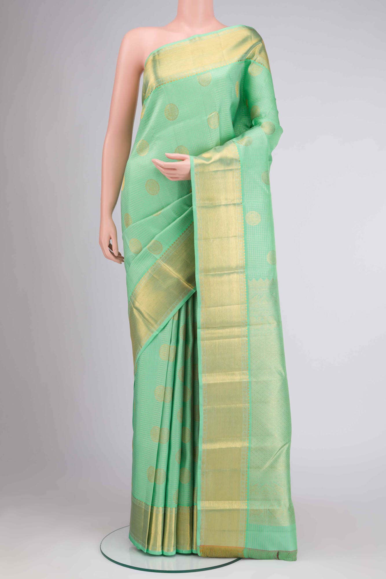 Green Kanchipuram Silk Saree