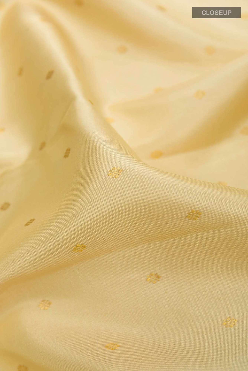 Beige Kanchipuram Silk Saree