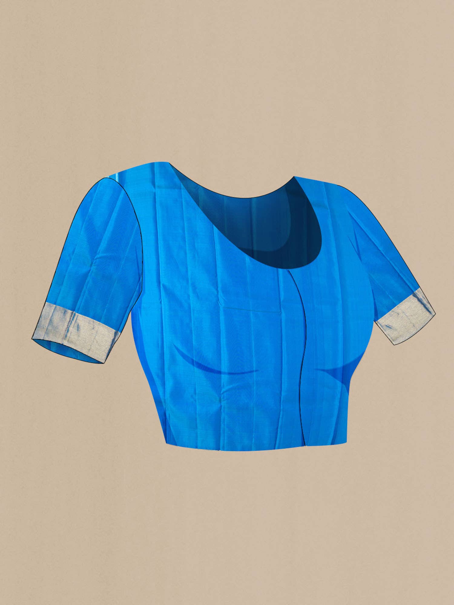 Blue Kanchipuram Silk Saree