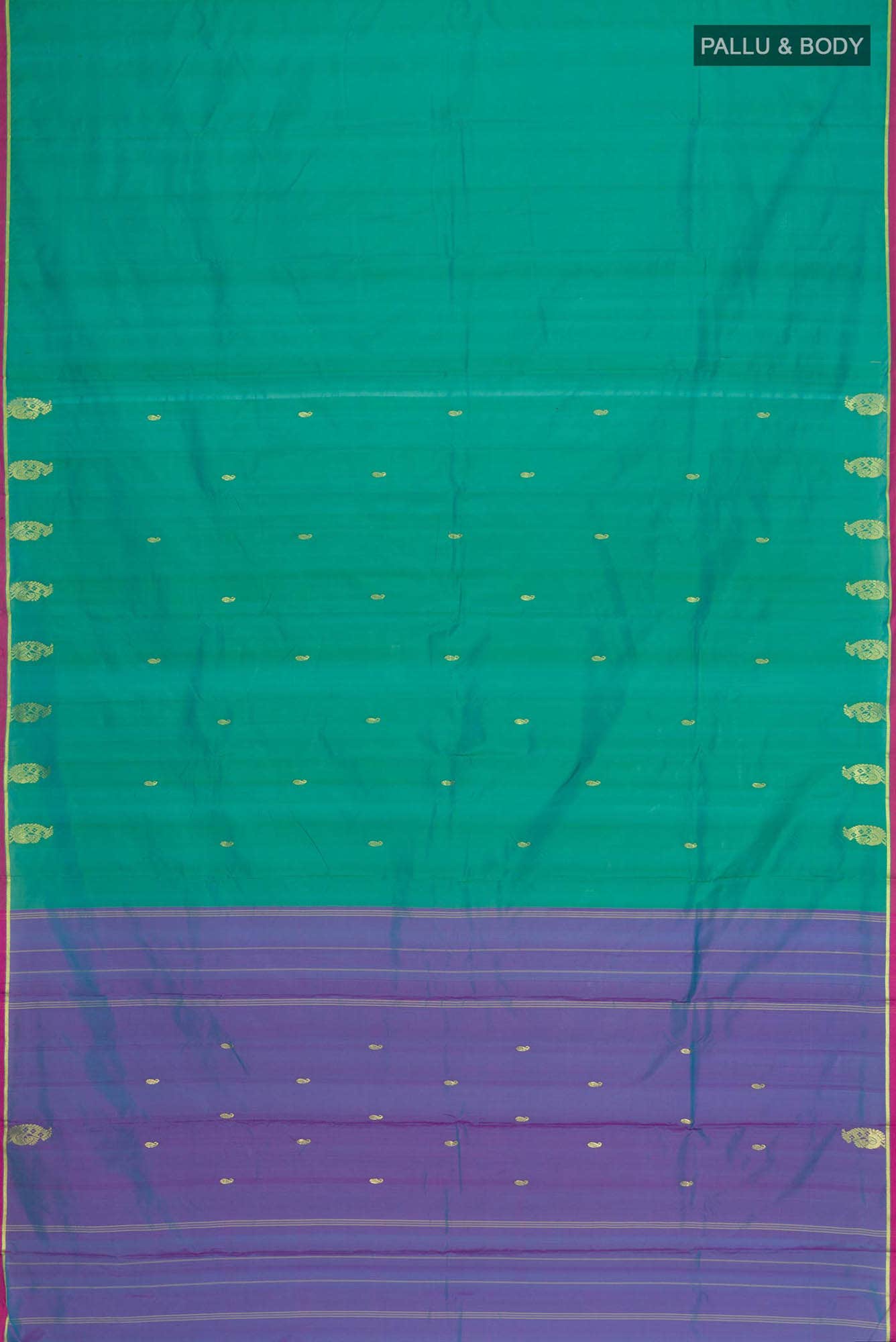 Green Blended Art Silk Saree