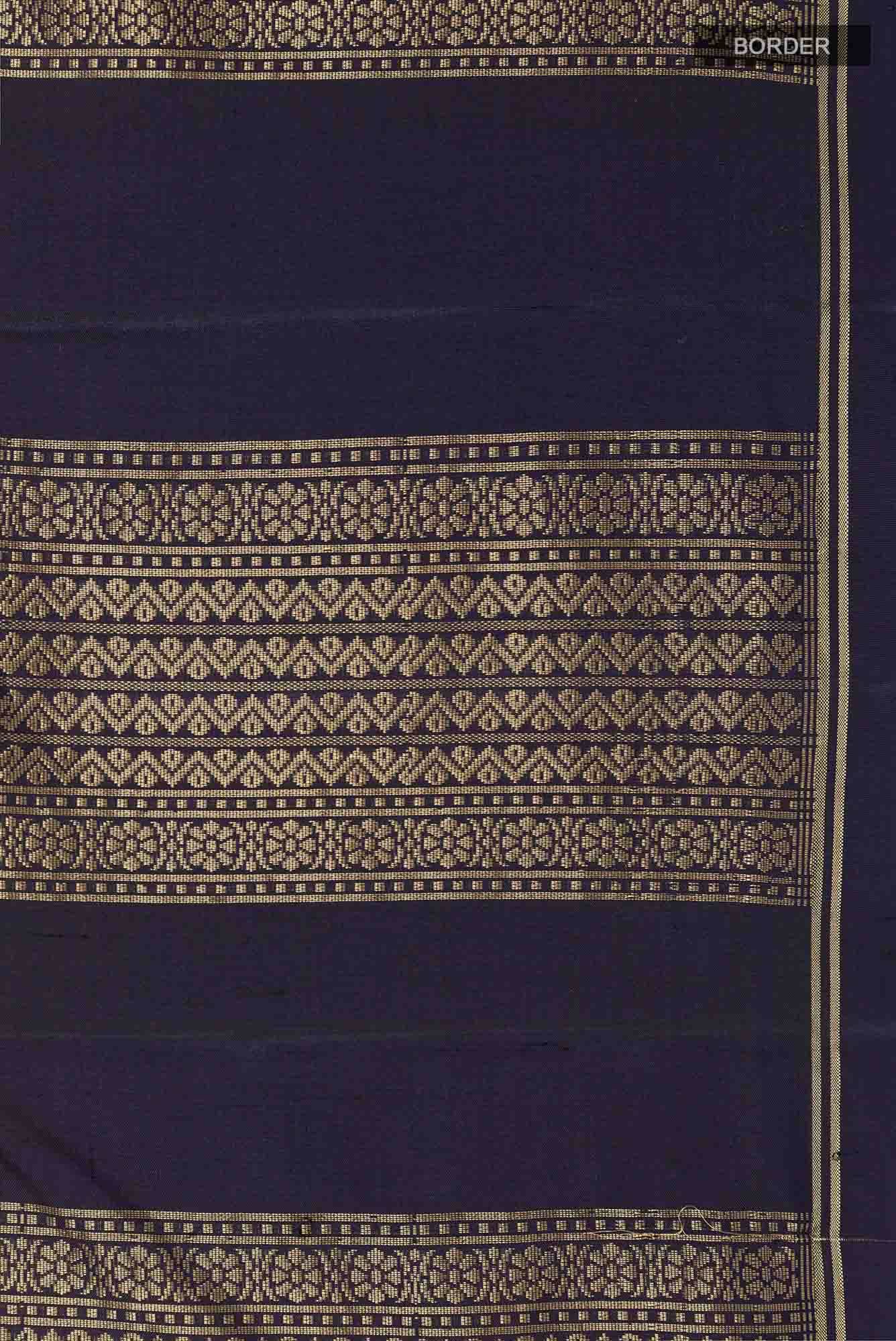 Blue Kanchipuram Silk Saree