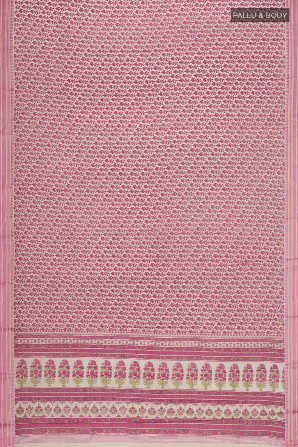 Cream Tussar Silk Saree