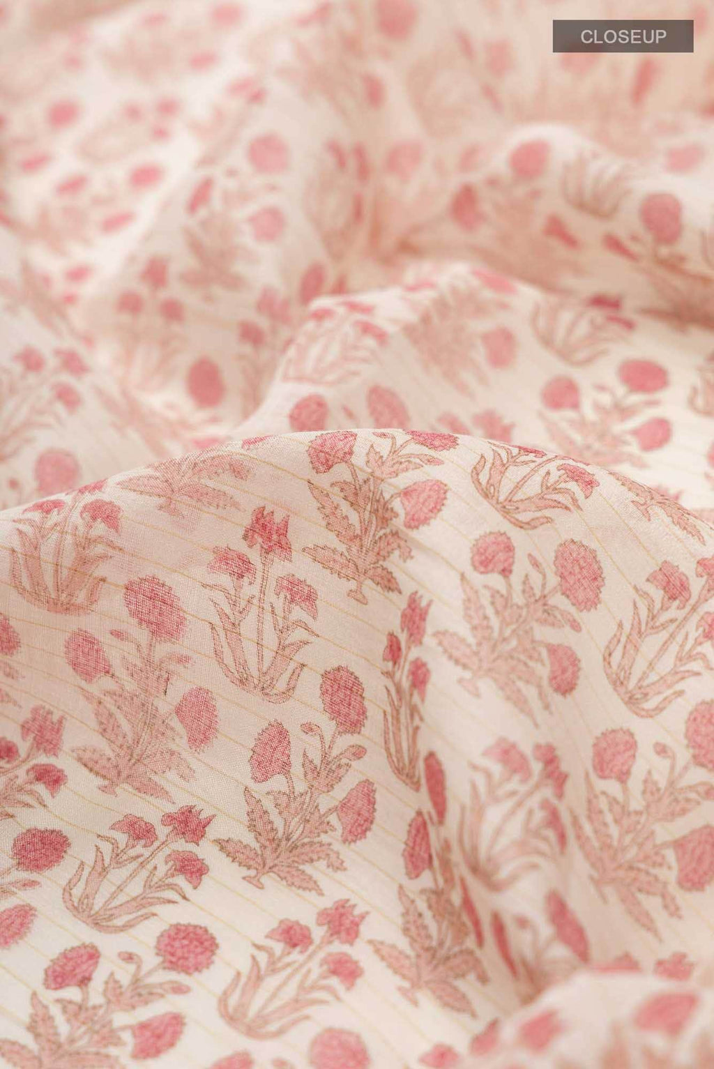 Cream Tussar Silk Saree