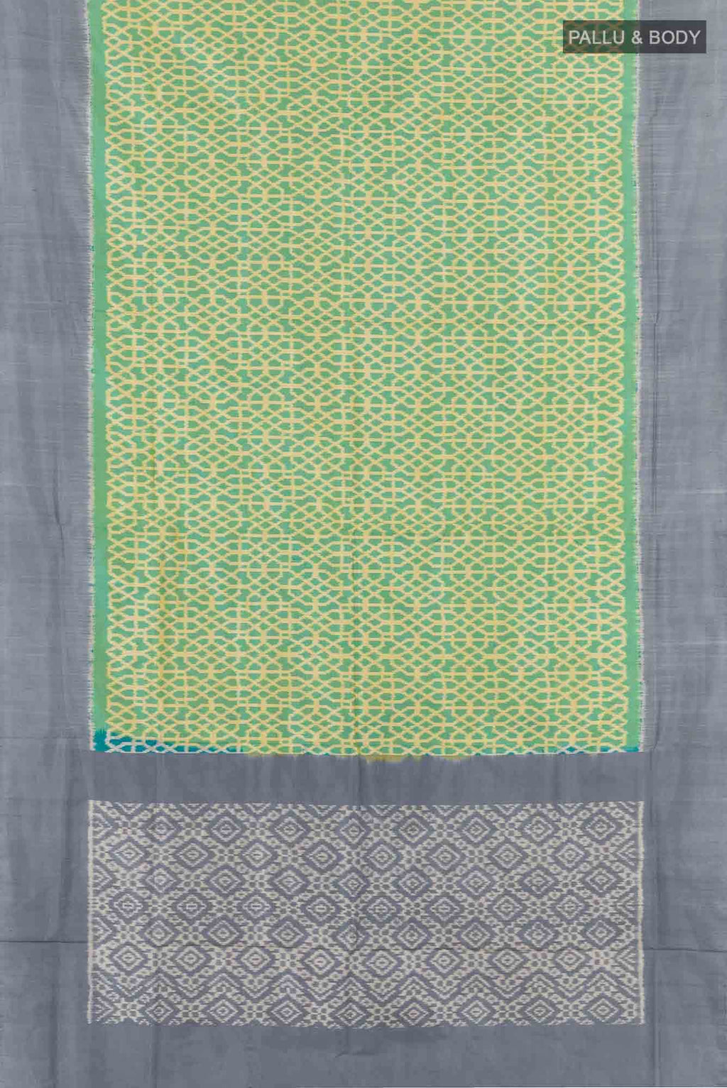 Green Dual Tone Pochampally Silk Saree