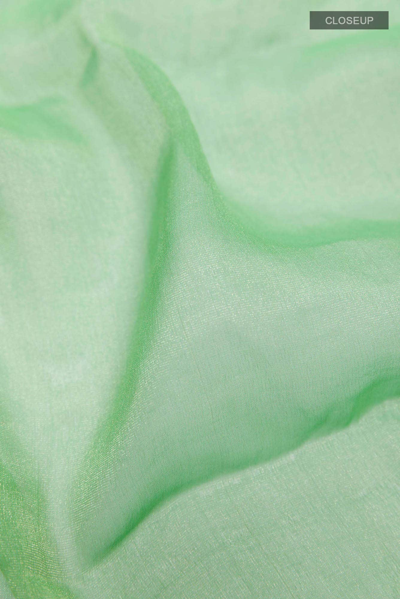 Green Georgette Saree