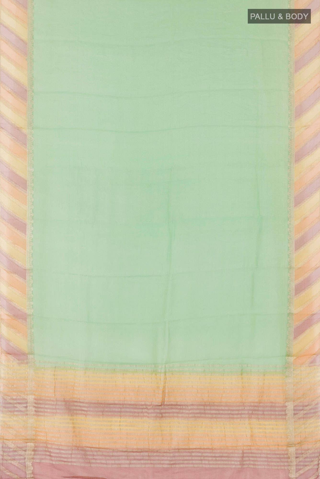 Green Georgette Saree