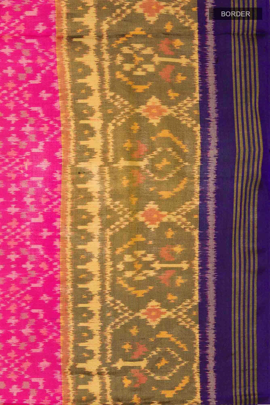 Pink Rajkot Patola Silk Saree