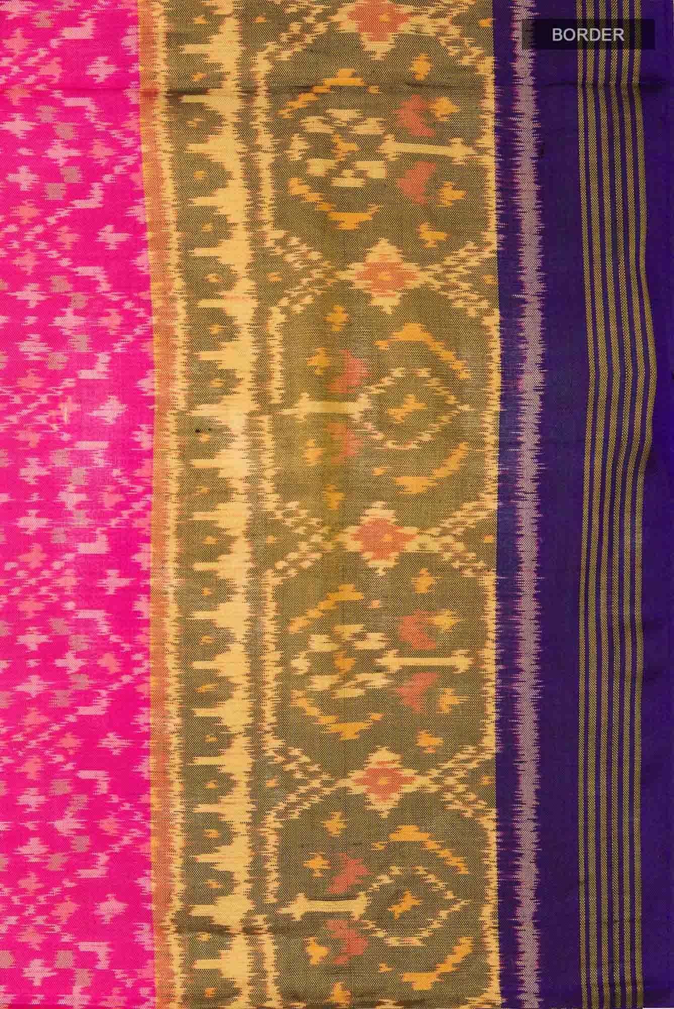 Pink Rajkot Patola Silk Saree