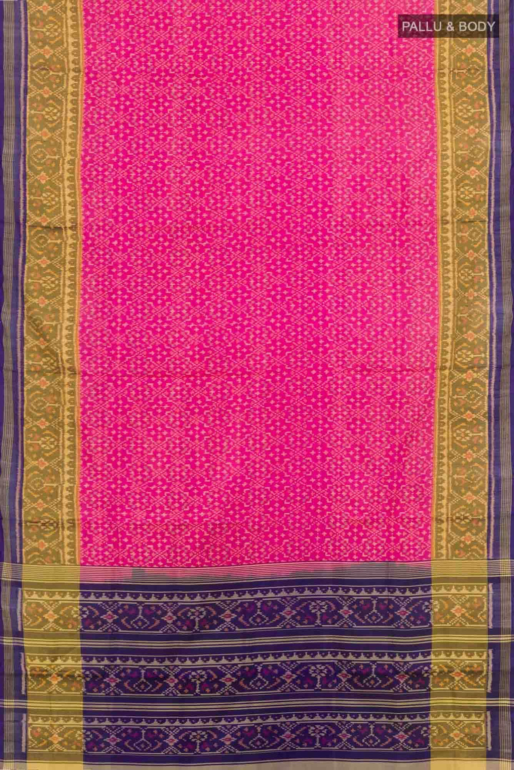 Pink Rajkot Patola Silk Saree