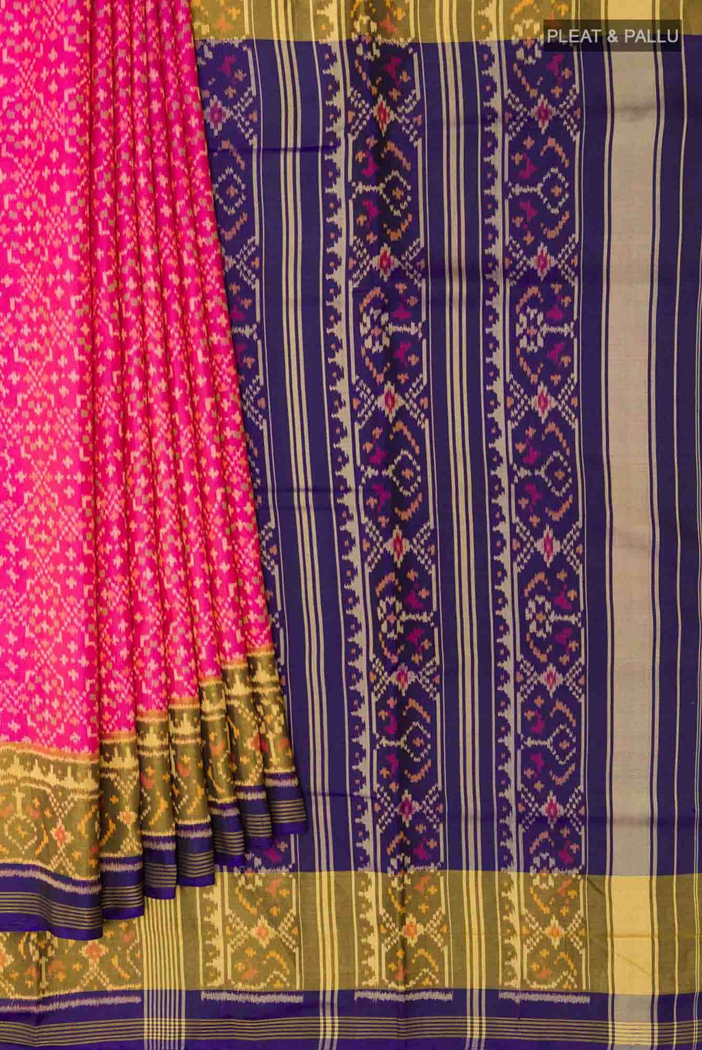 Pink Rajkot Patola Silk Saree