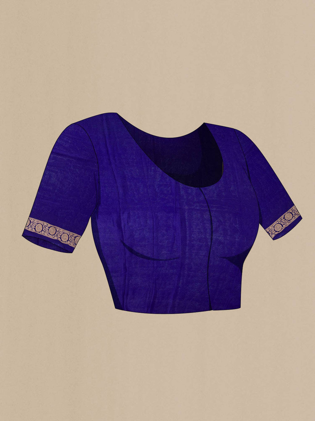 Blue Banarasi Georgette Saree
