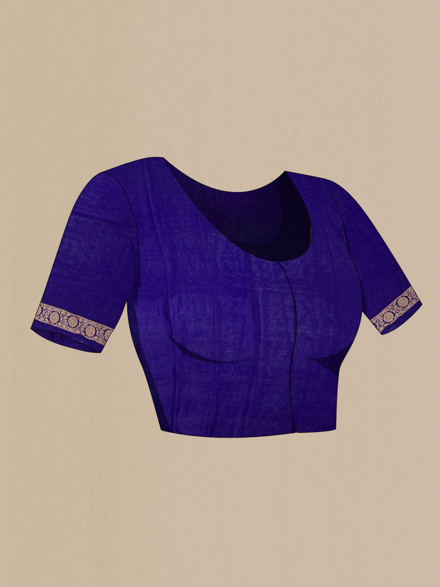 Blue Banarasi Georgette Saree