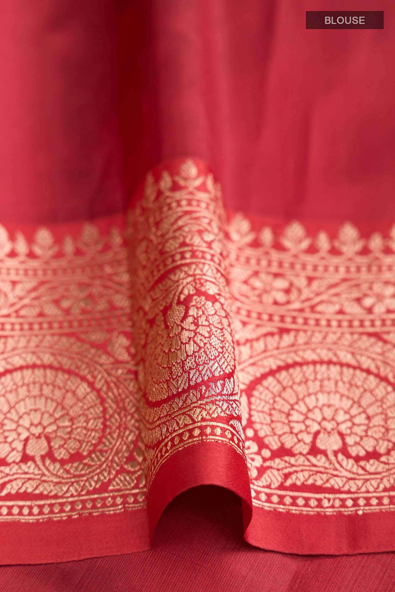 Blue Banarasi Tussar Silk Saree