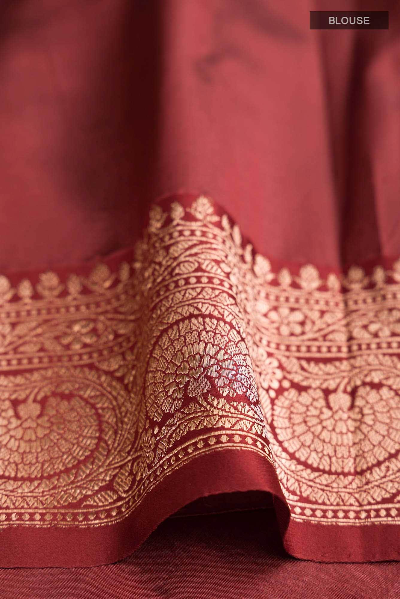 Green Banarasi Tussar Silk Saree