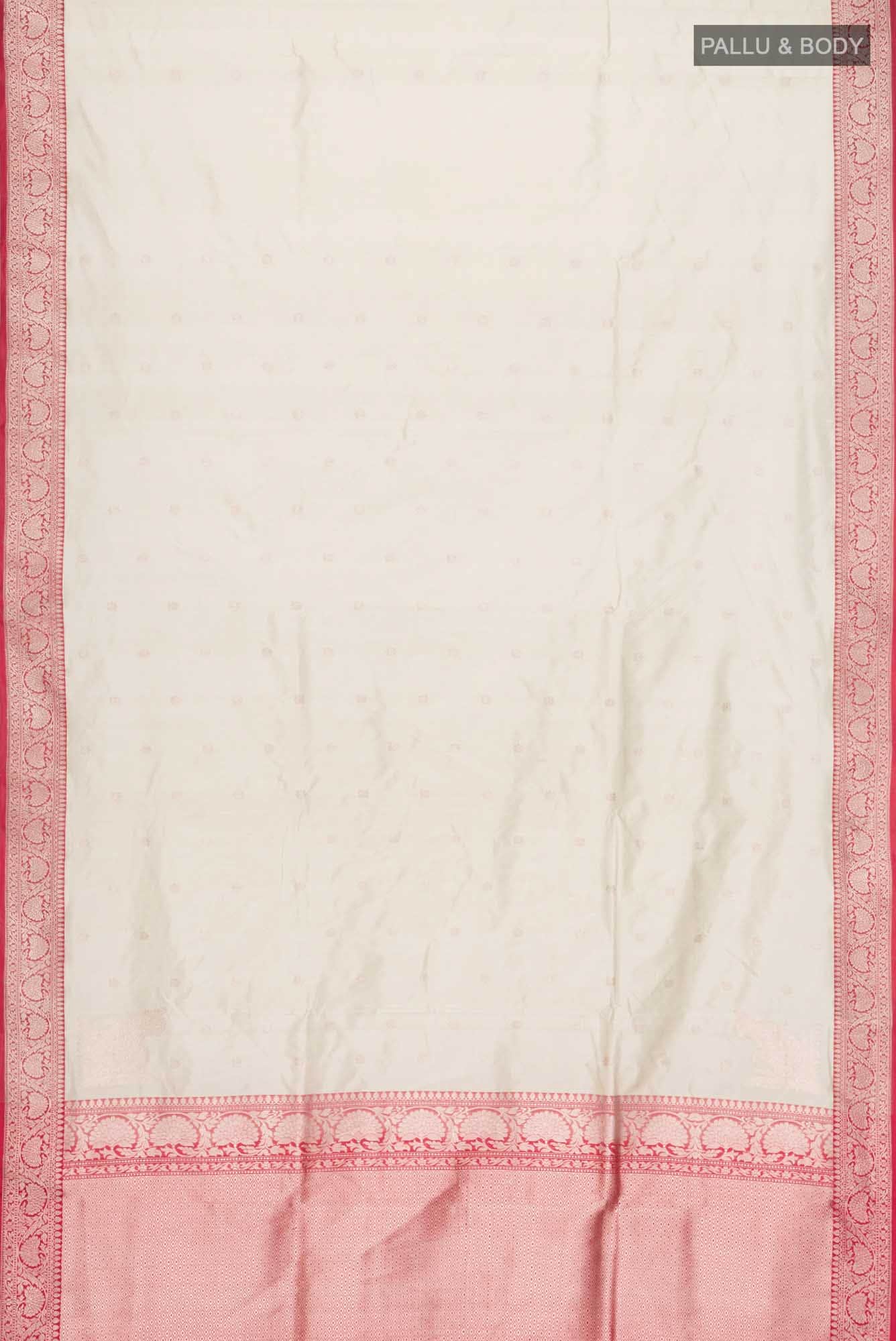 Beige Baluchari Silk Saree