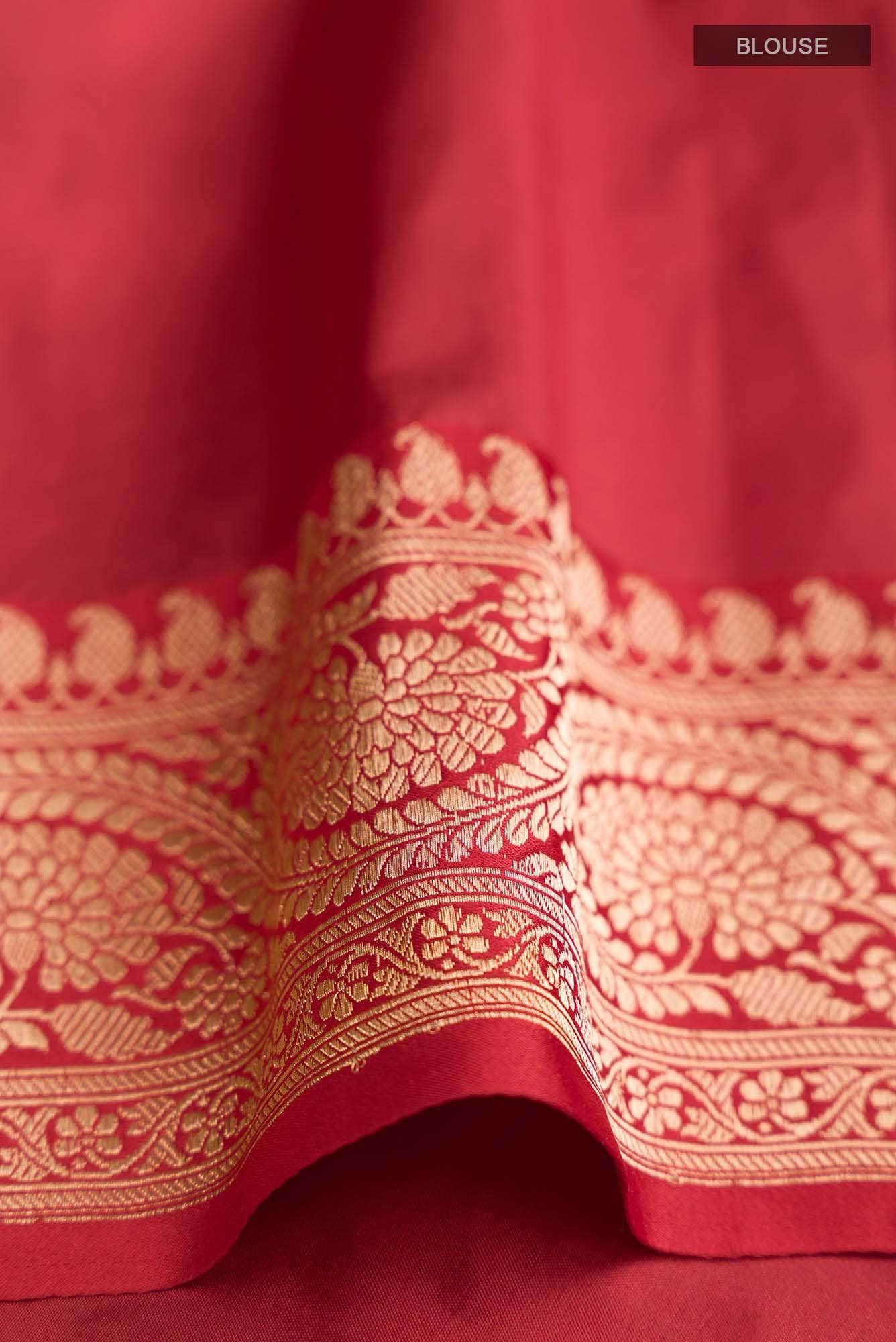Blue Banarasi Katan Silk Saree