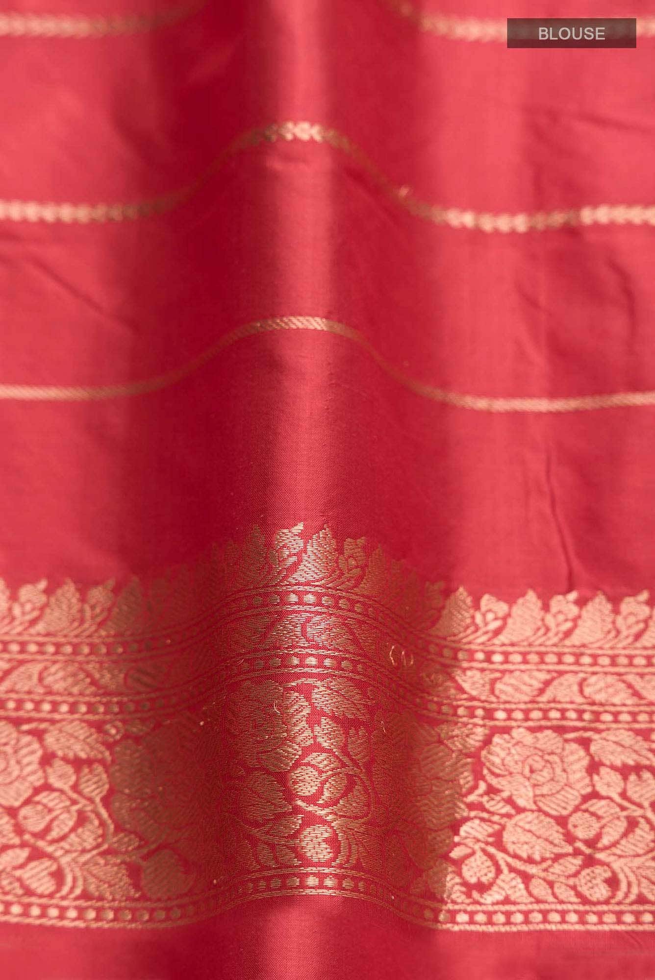 Green Banarasi Katan Silk Saree