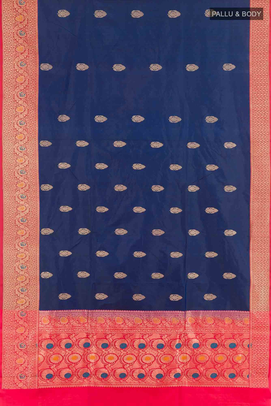 Blue Banarasi Silk Saree