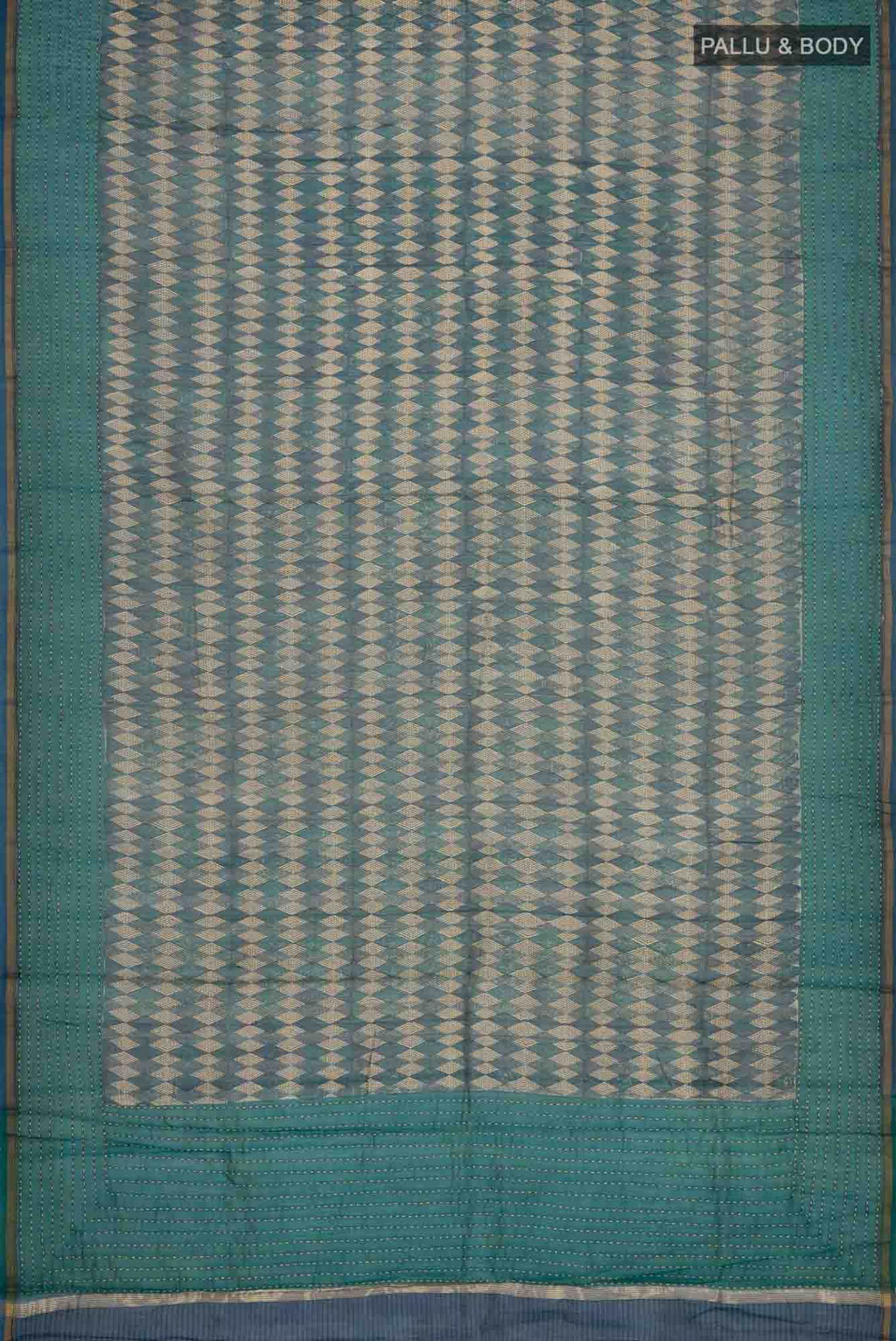 Blue Chanderi Silk Cotton Saree