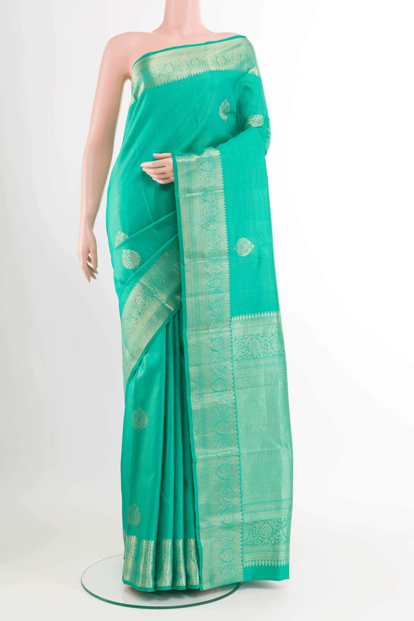 Green Kanchipuram Silk Saree