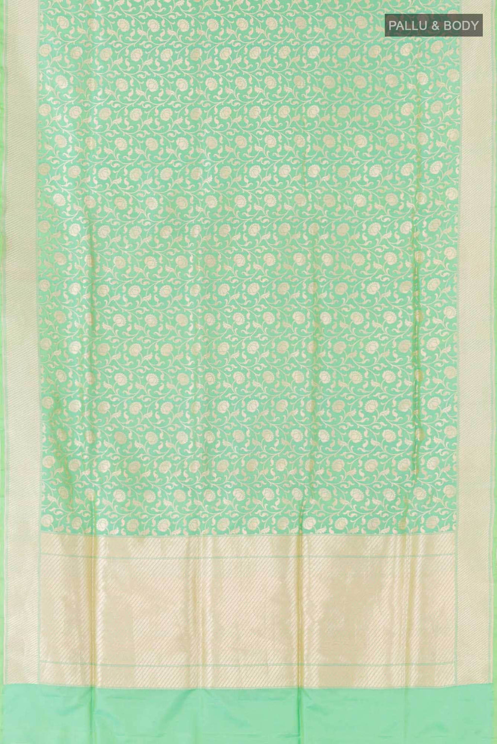 Green Blended Banarasi Silk Saree