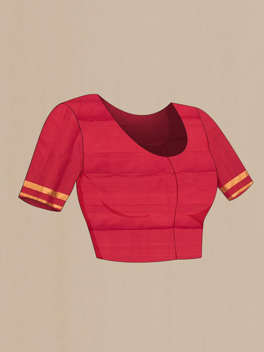 Red Kanchipuram Silk Saree