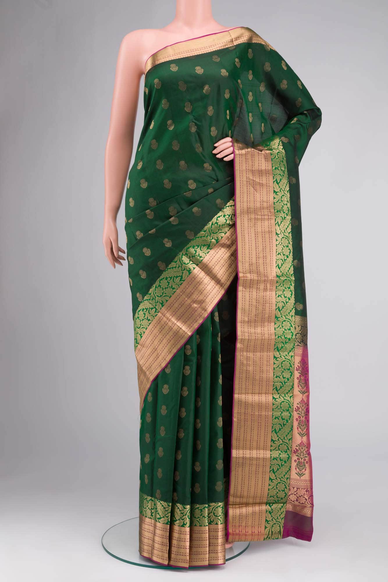 Green Kanchipuram Silk Saree