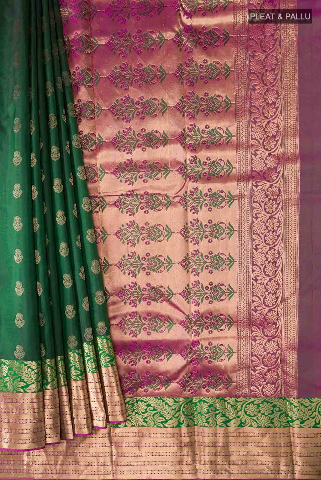 Green Kanchipuram Silk Saree