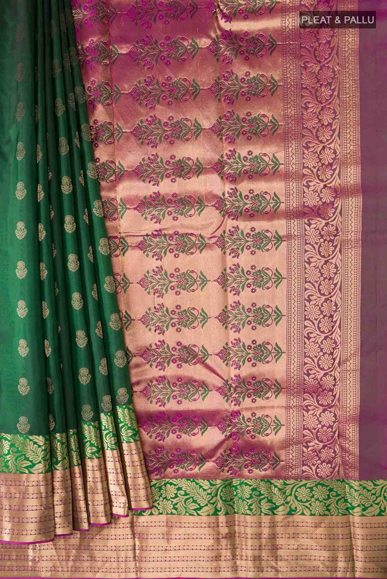 Green Kanchipuram Silk Saree