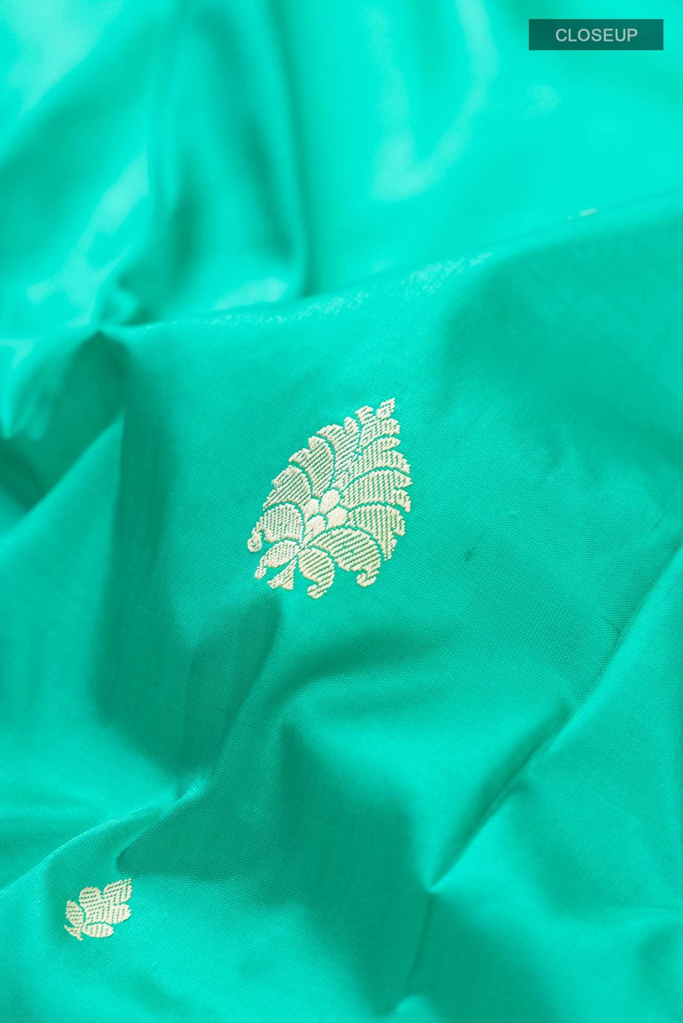 Green Banarasi Silk Saree