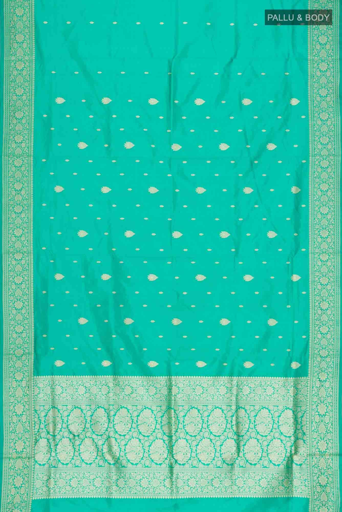 Green Banarasi Silk Saree