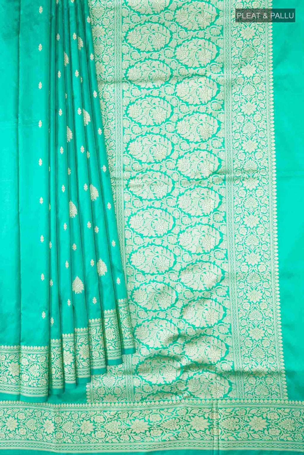 Green Banarasi Silk Saree