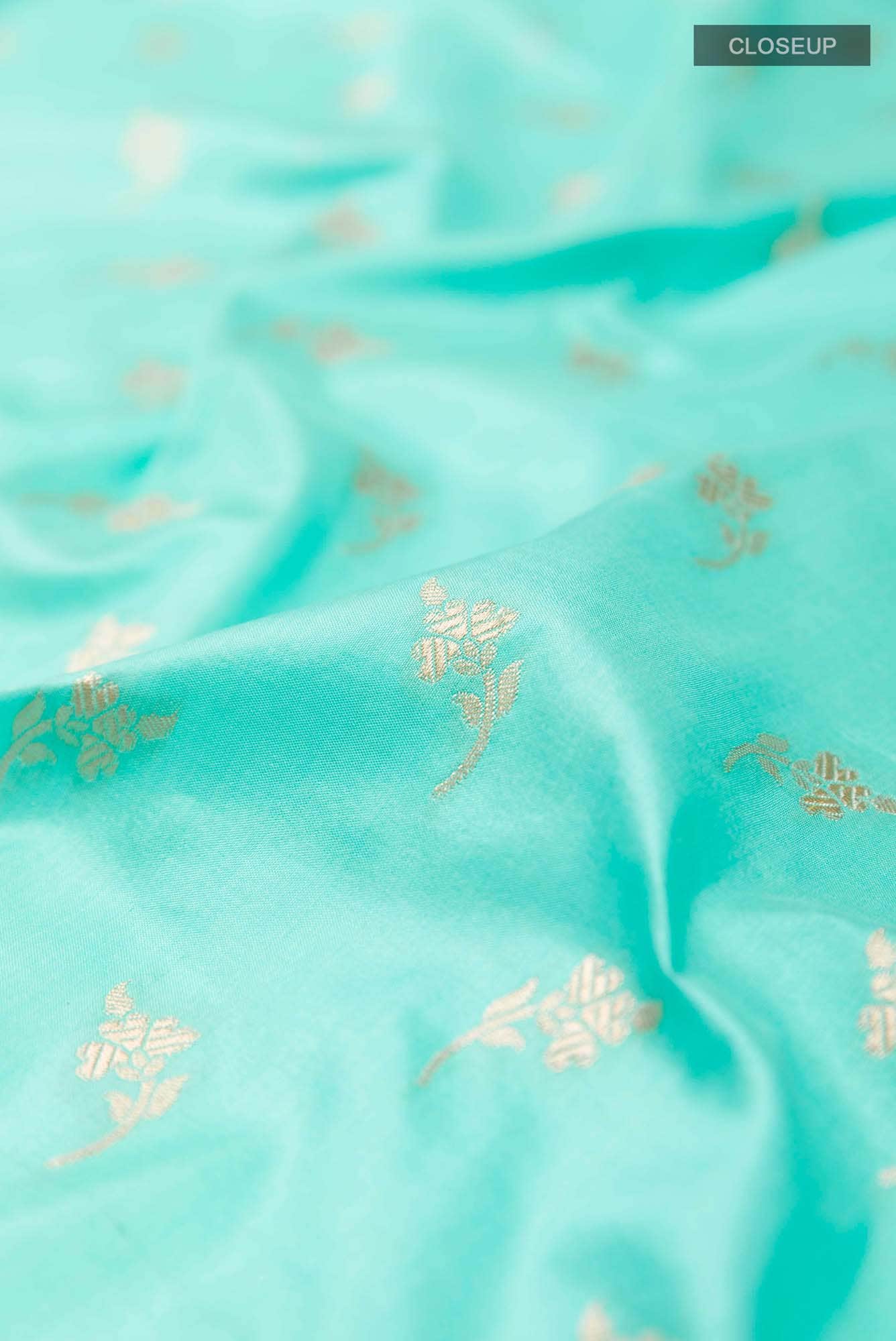 Blue Banarasi Silk Saree