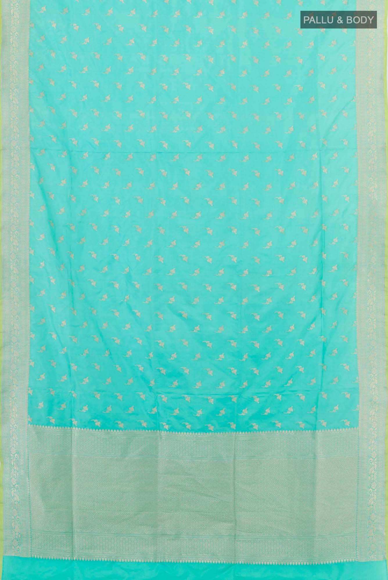 Blue Banarasi Silk Saree