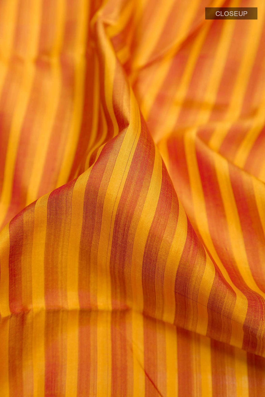 Mustard Kanchipuram Silk Saree