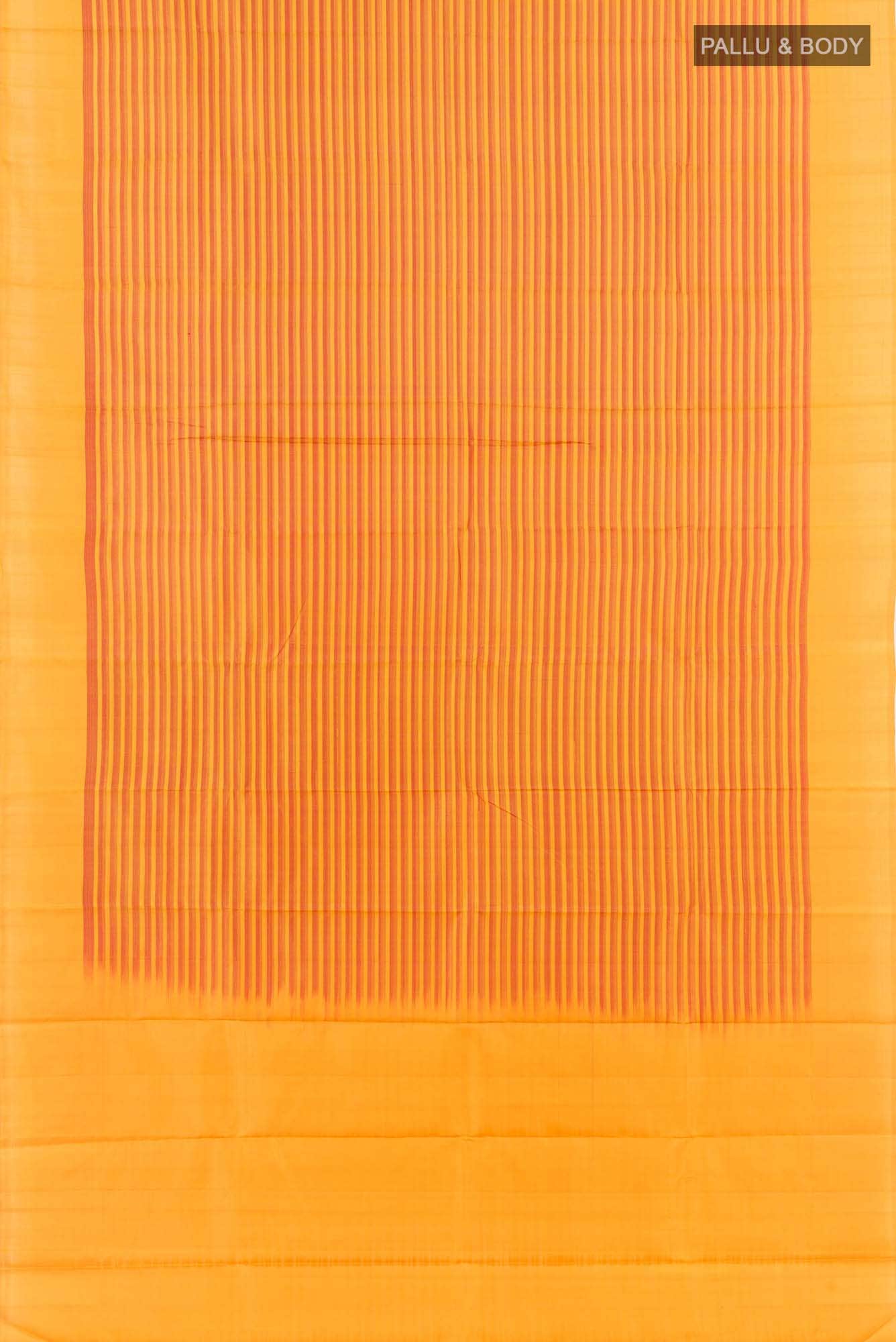 Mustard Kanchipuram Silk Saree