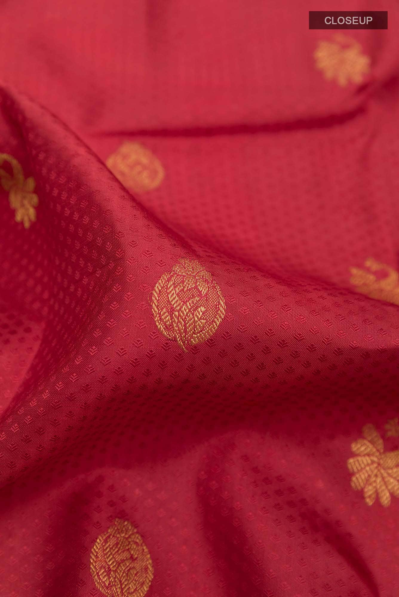 Maroon Kanchipuram Silk Saree