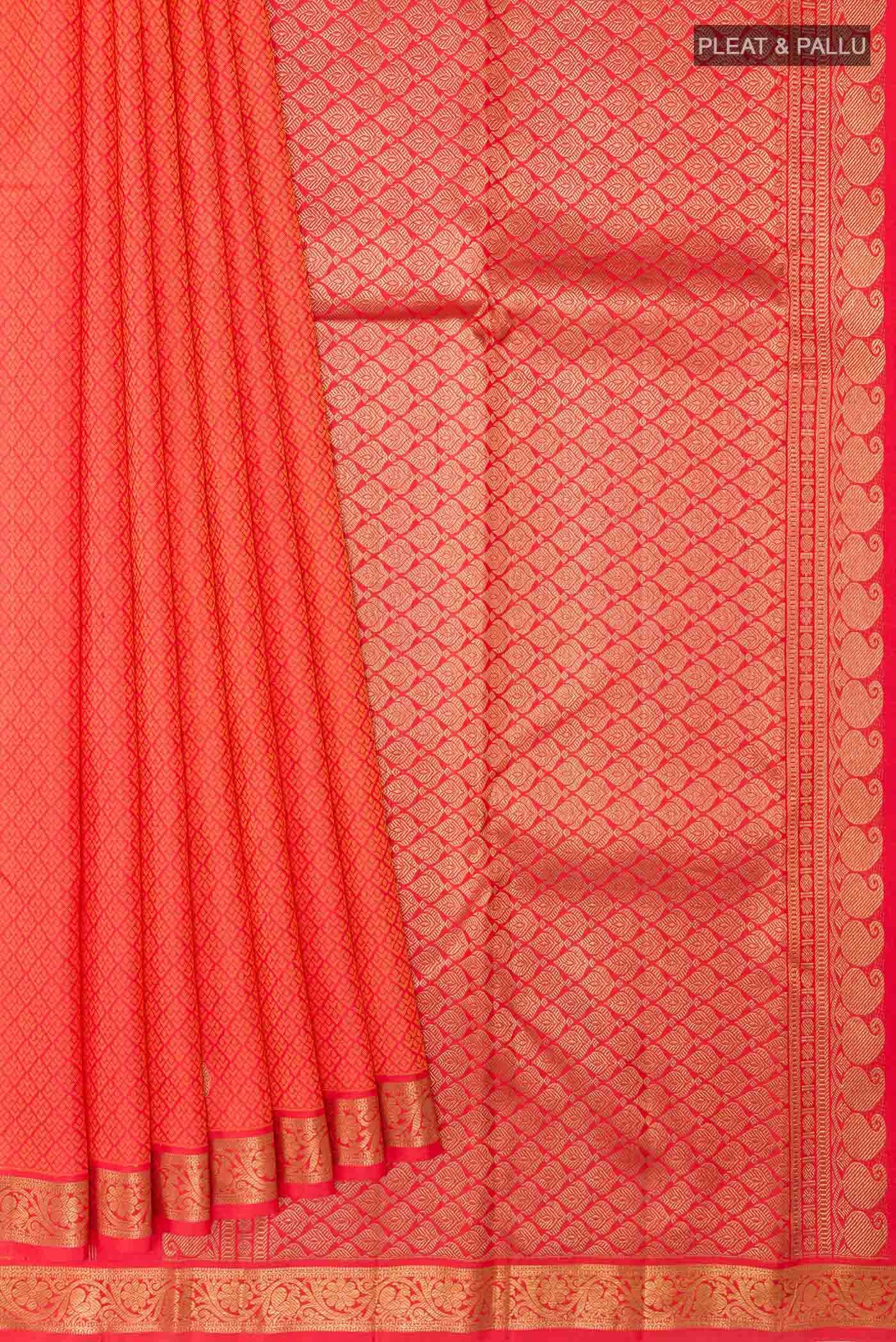 Red Kanchipuram Silk Saree