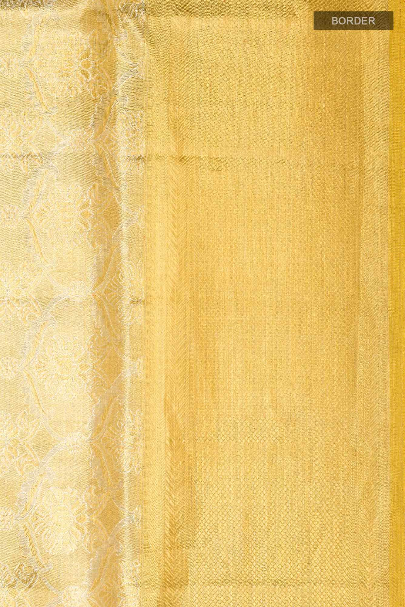 Gold Kanchipuram Tissue Silk Saree